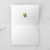 Abstracte zonnebloemen Schilderen door Julia Morri Kaart (Binnen)