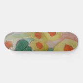 Abstracte zonnebloemen Skateboard (Horizontaal)