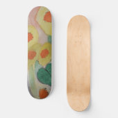Abstracte zonnebloemen Skateboard (Voorkant)