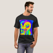 Abstracte zonnebloemen t-shirt (Voorkant volledig)