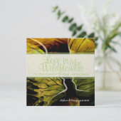 Abstracte zonnebloemen, Wilde bloemen Kaart (Staand voorkant)