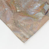  Abstracte zonnebloempitten Fleece Deken (Hoek)