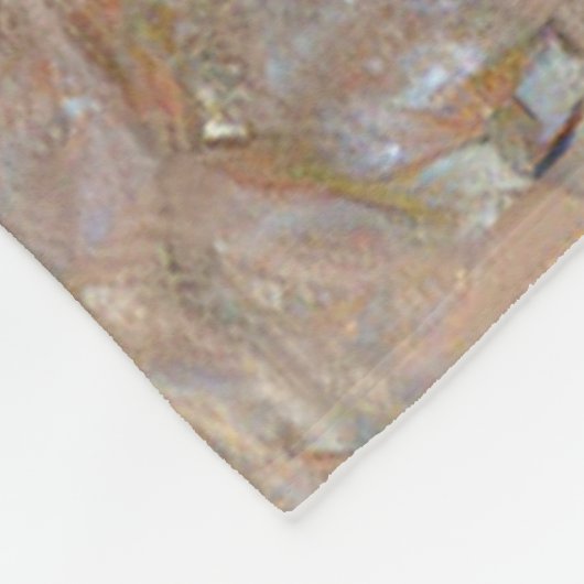  Abstracte zonnebloempitten Fleece Deken (Hoek)