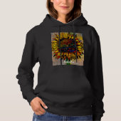  Abstracte zonnebloempitten Hoodie (Voorkant)