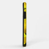 Abstracte zonnebloempitten in geelbruine cirkels Case-Mate iPhone case (Achterkant/rechts)