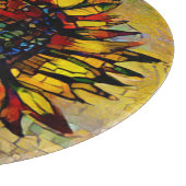 Abstracte zonnebloempitten Snijplank (Hoek)