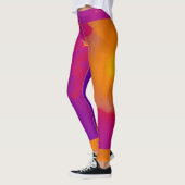 Abstracte zonneschijn door bladeren leggings (Links)