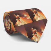 Abstracte zonnestralen stropdas (Opgerold)