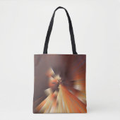 Abstracte zonnestralen tote bag (Voorkant)