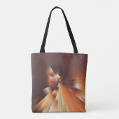Abstracte zonnestralen tote bag (Achterkant)