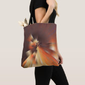 Abstracte zonnestralen tote bag (Dichtbij)