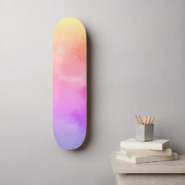 Abstracte zonnewolken persoonlijk skateboard
