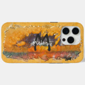 Abstracte Zonnezonsondergang 0612 Case-Mate iPhone Case (Achterkant (horizontaal))