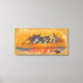 Abstracte Zonsondergang 0612 Kunst Canvas Afdruk (Voorkant)