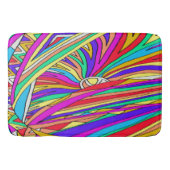 Abstracte zonsondergang badmat (Voorkant)