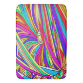 Abstracte zonsondergang badmat (Voorkant Verticaal)