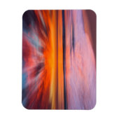 Abstracte zonsondergang bij Tamarack Beach Magneet (Verticaal)