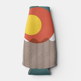 Abstracte zonsondergang flesjeskoeler