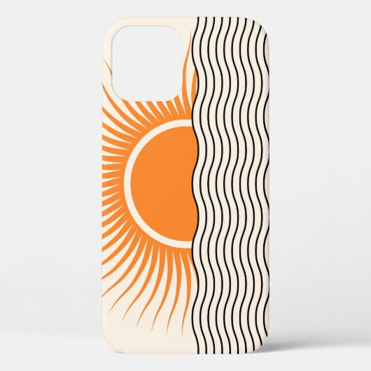 Abstracte zonsondergang: geometrische boho decor. Case-Mate iPhone case (Achterkant)