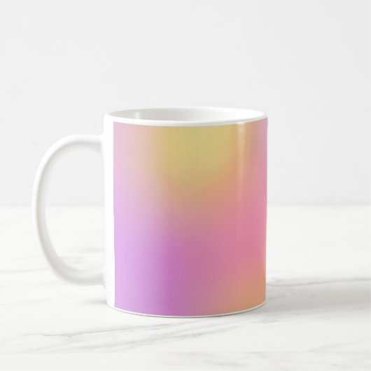 Abstracte Zonsondergang Hemelkunst Koffiemok (Links)