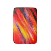 Abstracte zonsondergang kleuren badmat (Voorkant Verticaal)
