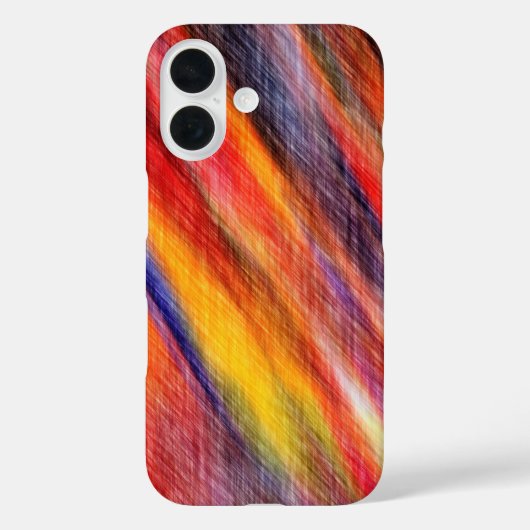 Abstracte Zonsondergang Kleuren iPhone Case (Achterkant)