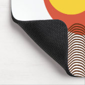 Abstracte zonsondergang muismat (Hoek)