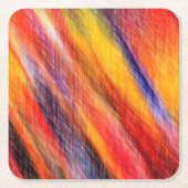 Abstracte zonsondergang papier coaster kartonnen onderzetters (Voorkant)