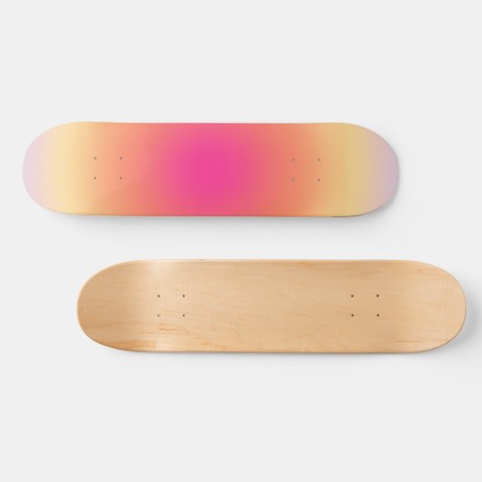 Abstracte zonsondergang persoonlijk skateboard (Horizontaal)