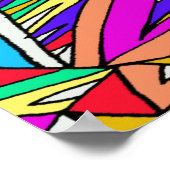 Abstracte zonsondergang poster (Hoek)