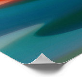 Abstracte zonsondergang poster (Hoek)