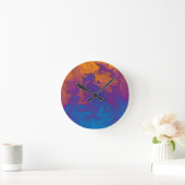 Abstracte Zonsondergang Ronde Klok (Huis)