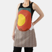 Abstracte zonsondergang schort (Insitu)