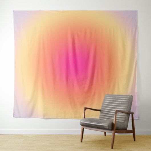 Abstracte zonsondergang wandkleed (In Situ (horizontaal))