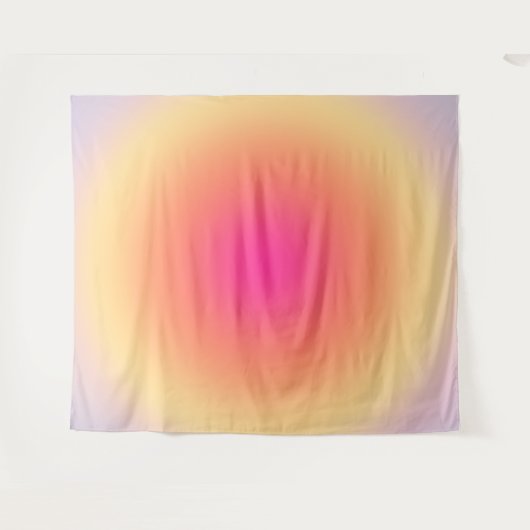 Abstracte zonsondergang wandkleed (Voorkant (horizontaal))