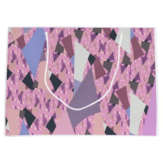 ABSTRACTE ZONSONDERGANG ZEEZEILEN GROOT CADEAUZAKJE (Voorkant)