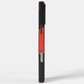 Abstracte zonsondergangstrepen met vette geometris Case-Mate iPhone case (Achterkant / Rechts)
