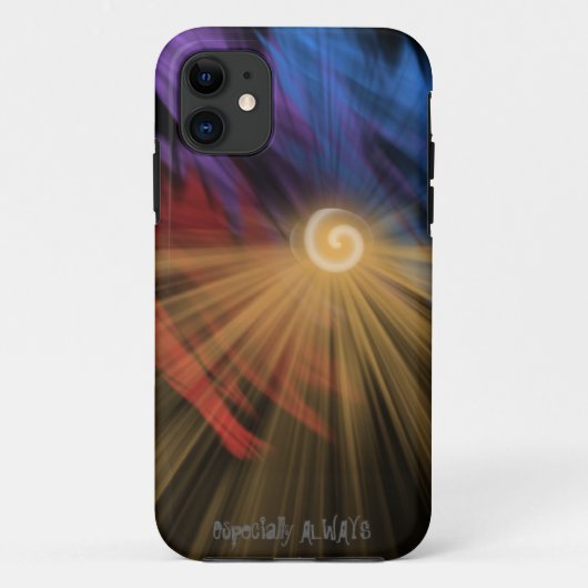 Abstracte zonsopgang/zonsonderbreker-telefoongeval Case-Mate iPhone case (Achterkant)