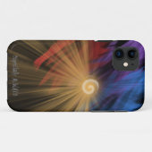 Abstracte zonsopgang/zonsonderbreker-telefoongeval Case-Mate iPhone case (Achterkant (horizontaal))