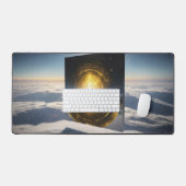 Abstracte Zonsteen Bureaumat (Keyboard & Muis)