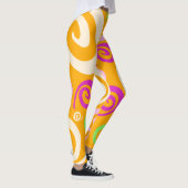 Abstracte zwammen leggings (Rechts)