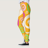 Abstracte zwammen leggings (Links)