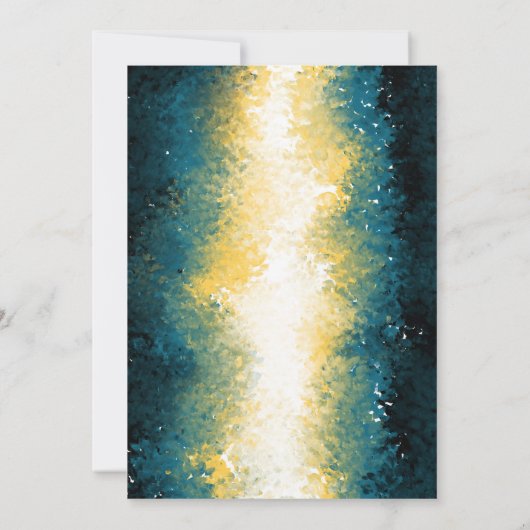 Abstracte zwangere vrouw silhouet Baby shower Kaart (Achterkant)