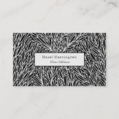 Abstracte zwart-wit QR Code Visitekaartjes