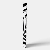 Abstracte zwart-wit spiralen kunst Case-Mate iPhone case (Achterkant / Rechts)