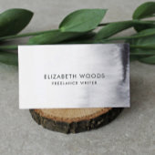 Abstracte zwart-wit-Waterverf Professional B Visitekaartje