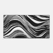 Abstracte zwart-witgolf bureaumat (Voorkant)
