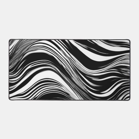 Abstracte zwart-witgolf bureaumat (Voorkant)
