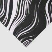 Abstracte zwart-witgolf tissuepapier (Detail)