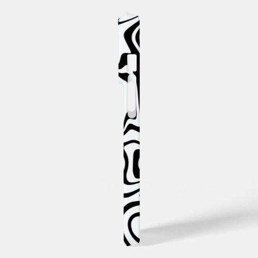 Abstracte zwart-witgolven - Aangepaste kleuren Case-Mate iPhone Case (Achterkant / Links)